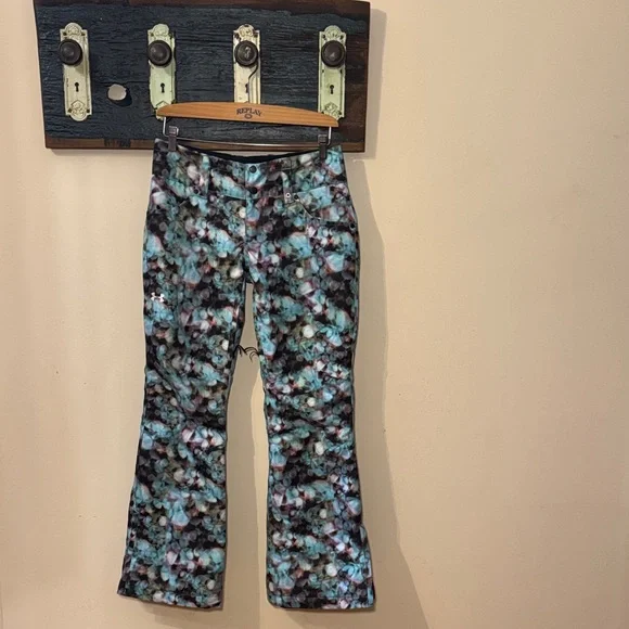 Under Armour Cold Gear Infrared Bubble Pattern Ski Pants Size Small - Picture 2 of 16